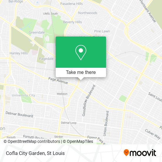 Mapa de Cofla City Garden