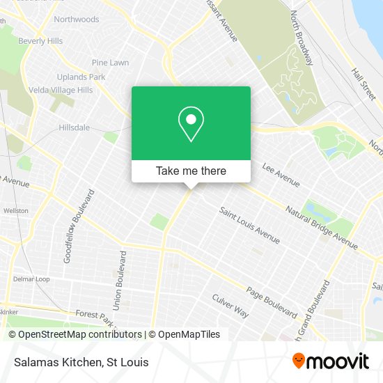 Salamas Kitchen map
