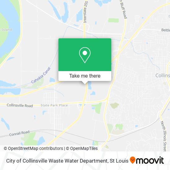 Mapa de City of Collinsville Waste Water Department