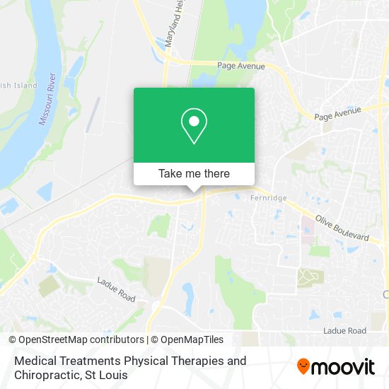 Mapa de Medical Treatments Physical Therapies and Chiropractic