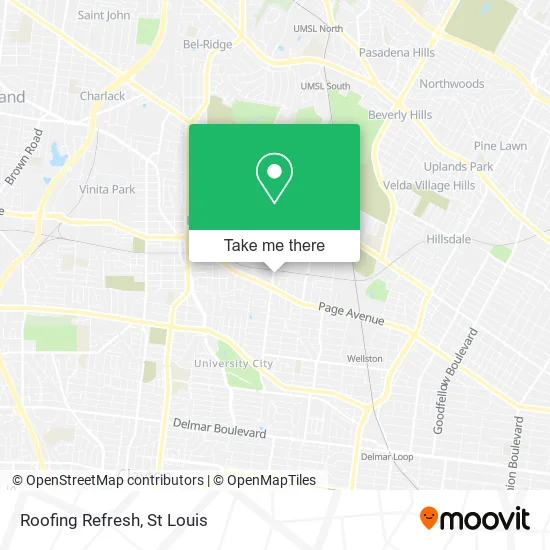 Roofing Refresh map