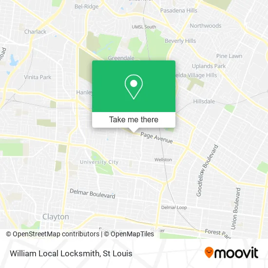 William Local Locksmith map
