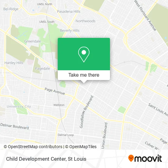 Child Development Center map