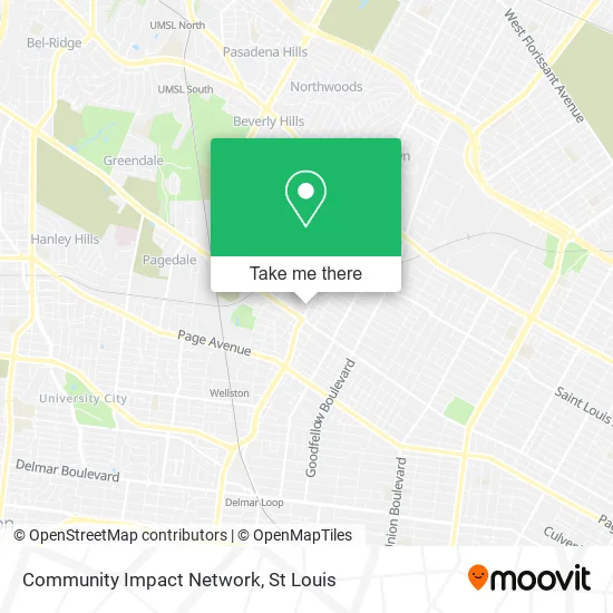 Community Impact Network map