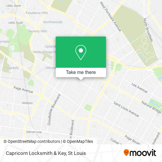 Capricorn Locksmith & Key map