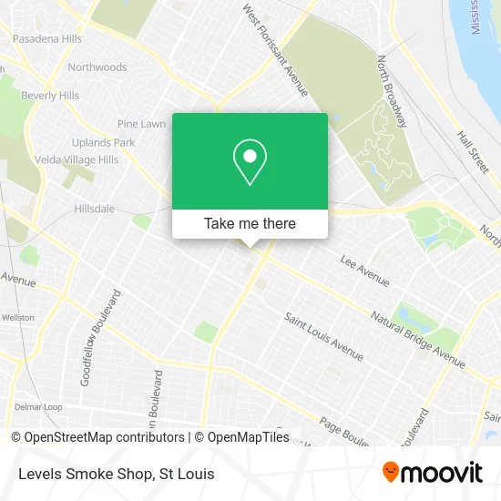 Levels Smoke Shop map