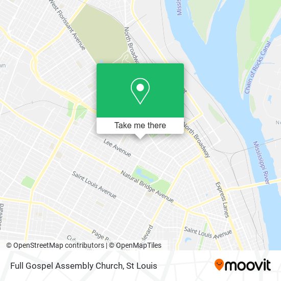 Mapa de Full Gospel Assembly Church
