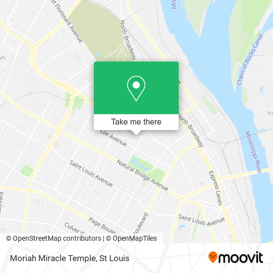 Moriah Miracle Temple map