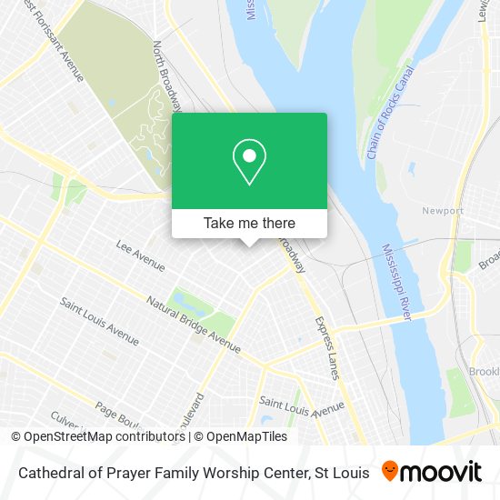 Mapa de Cathedral of Prayer Family Worship Center