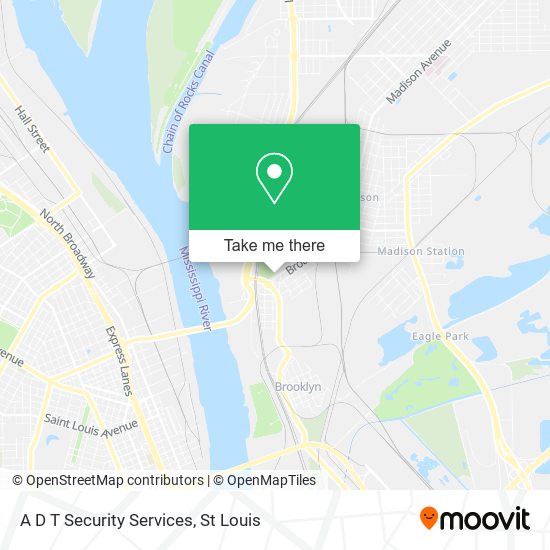 A D T Security Services map