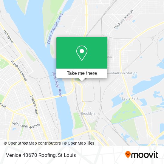 Mapa de Venice 43670 Roofing