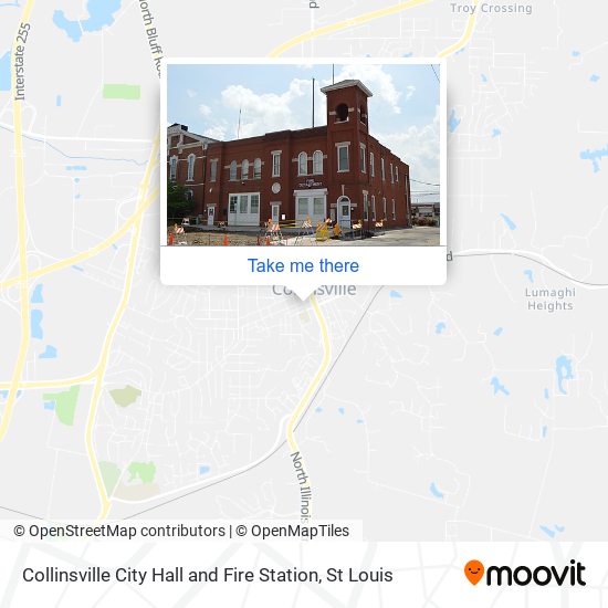 Mapa de Collinsville City Hall and Fire Station