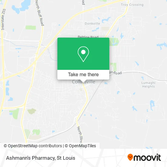 Ashmann's Pharmacy map