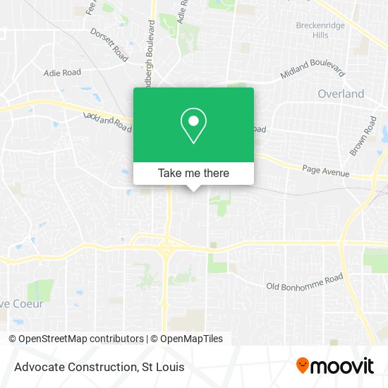 Advocate Construction map