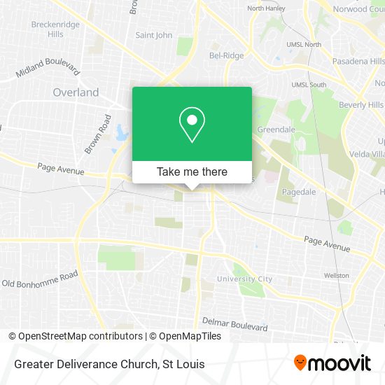 Mapa de Greater Deliverance Church