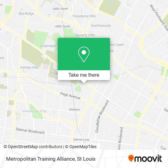 Metropolitan Training Alliance map