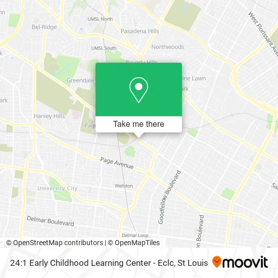 24:1 Early Childhood Learning Center - Eclc map
