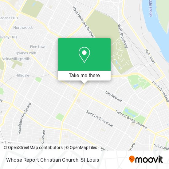Whose Report Christian Church map
