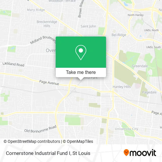 Cornerstone Industrial Fund I map