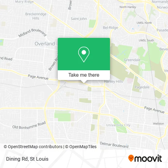Dining Rd map