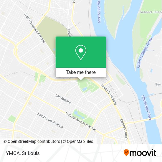 YMCA map