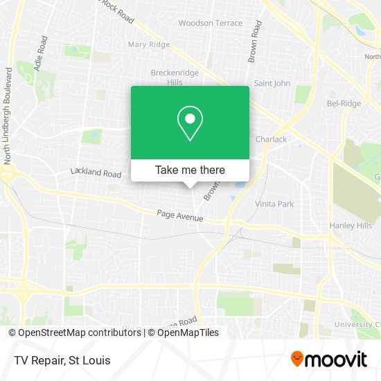 TV Repair map