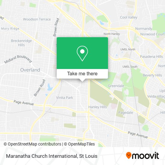 Mapa de Maranatha Church International