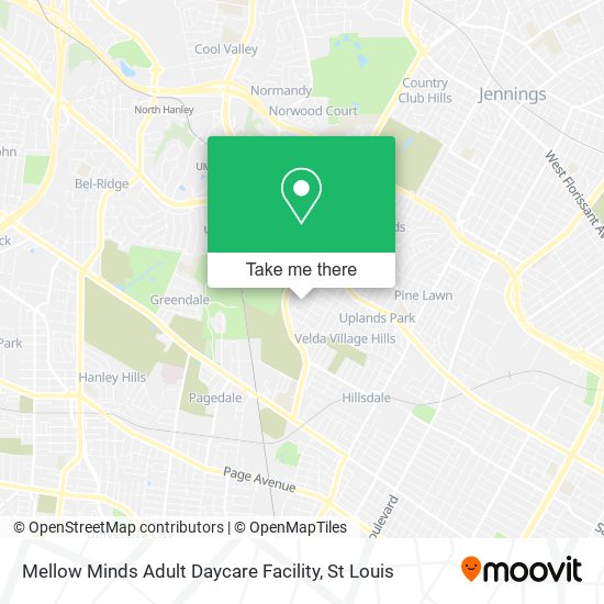 Mapa de Mellow Minds Adult Daycare Facility