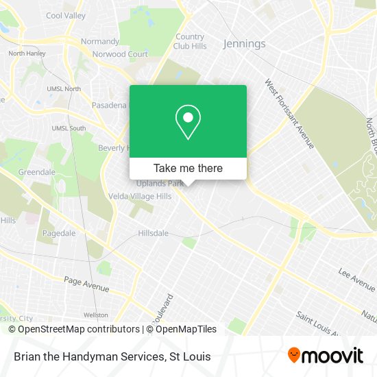 Mapa de Brian the Handyman Services