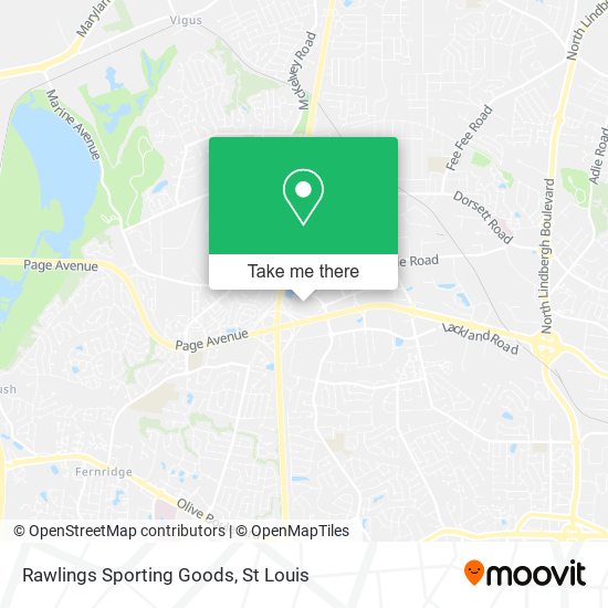 Rawlings Sporting Goods map