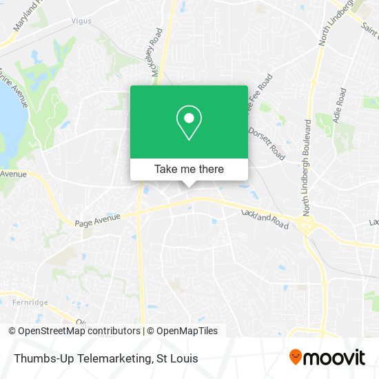 Thumbs-Up Telemarketing map