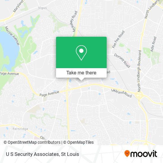 U S Security Associates map