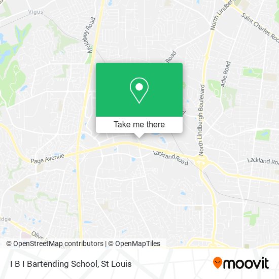 I B I Bartending School map