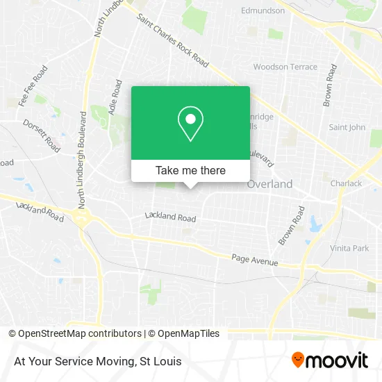 At Your Service Moving map