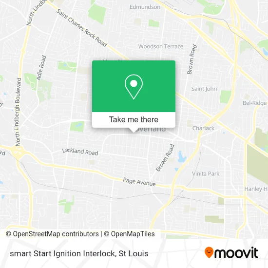 smart Start Ignition Interlock map
