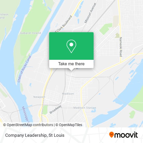 Company Leadership map
