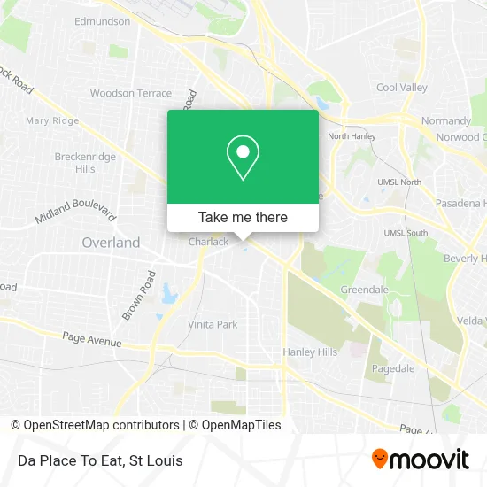 Da Place To Eat map