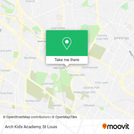 Arch Kids Academy map