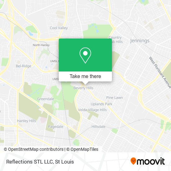 Mapa de Reflections STL LLC