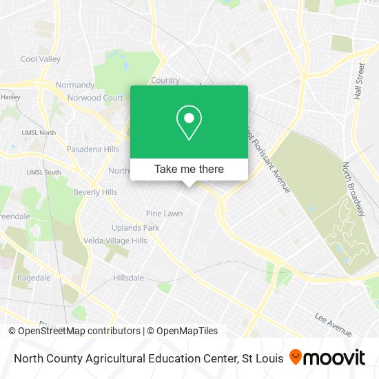 North County Agricultural Education Center map