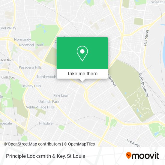 Mapa de Principle Locksmith & Key