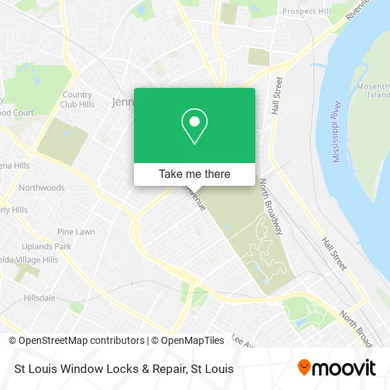 St Louis Window Locks & Repair map