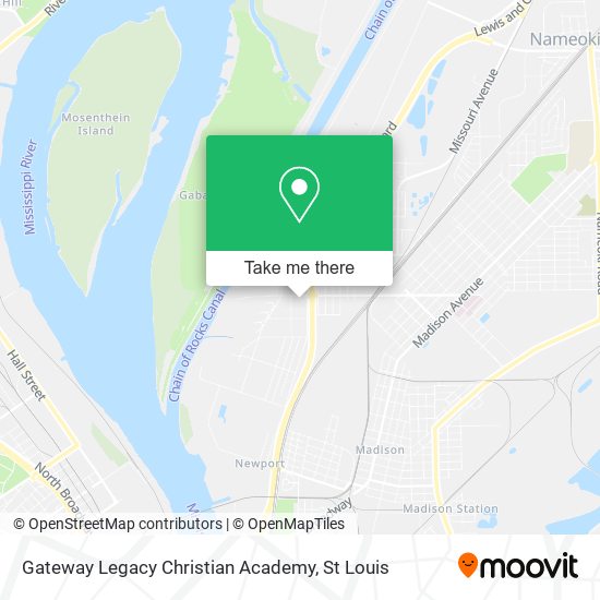 Gateway Legacy Christian Academy map