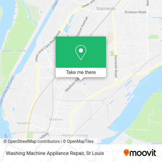 Washing Machine Appliance Repair map