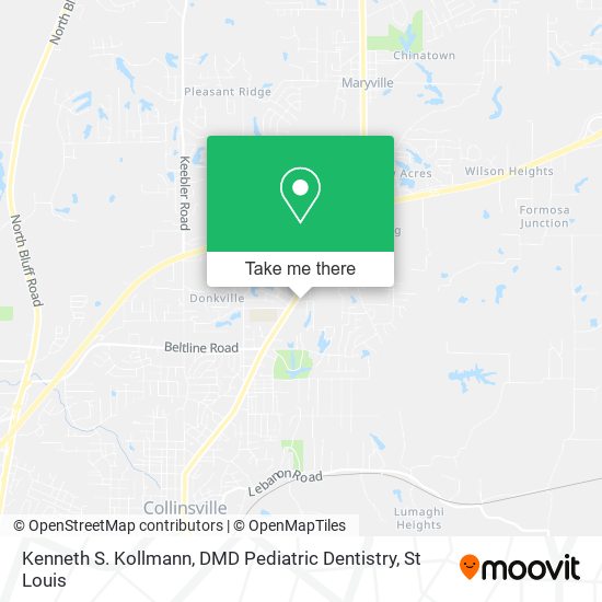 Mapa de Kenneth S. Kollmann, DMD Pediatric Dentistry