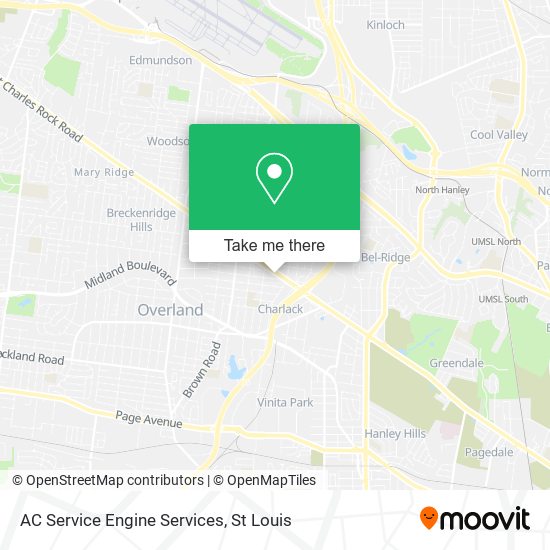 AC Service Engine Services map