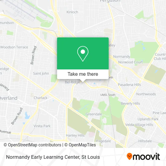 Normandy Early Learning Center map