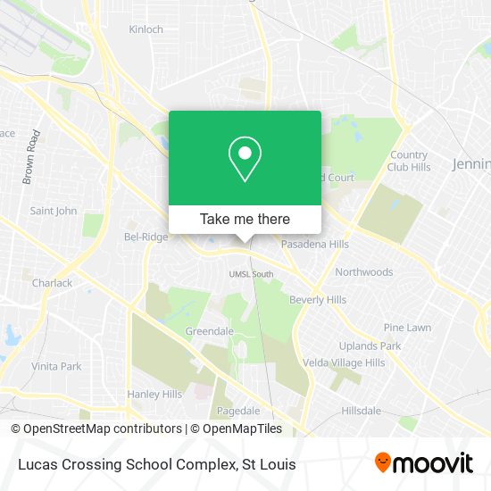 Lucas Crossing School Complex map