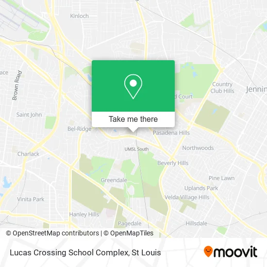 Lucas Crossing School Complex map