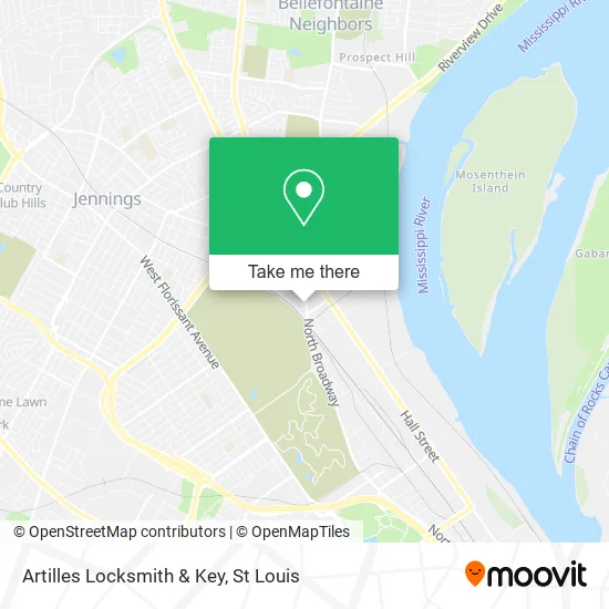 Artilles Locksmith & Key map